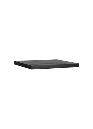 LABEL51 Eetkamertafel Tafelblad Straight Edge - Zwart - Mangohout - 70 cm Straight