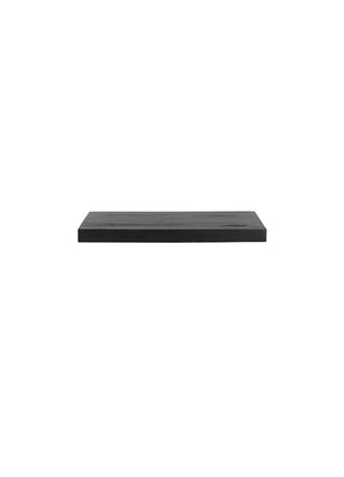 LABEL51 Eetkamertafel Tafelblad Straight Edge - Zwart - Mangohout - 70 cm Straight
