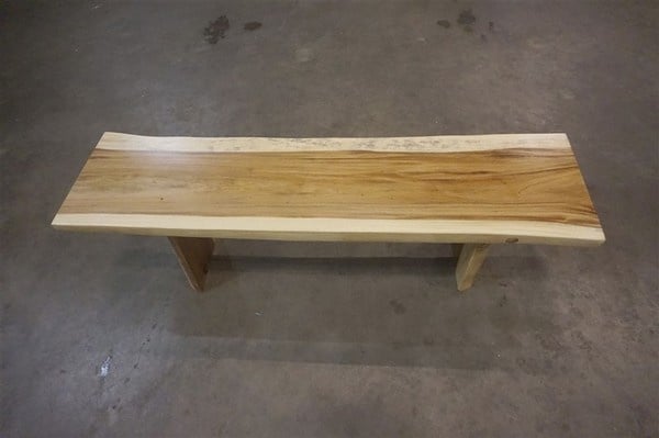 Boomstam bankje 150 cm