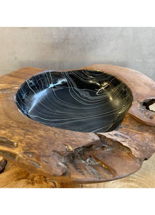 Bowl teak hout