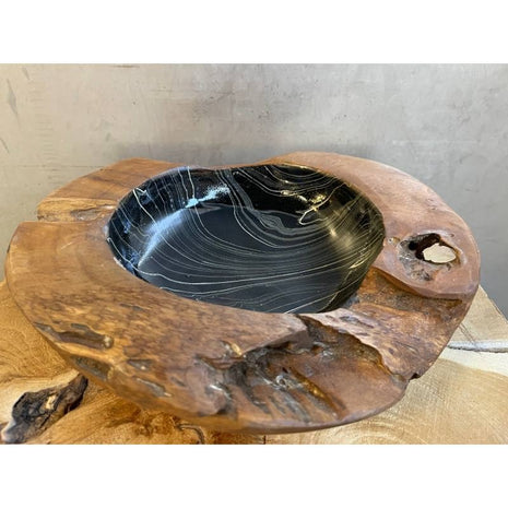 Bowl teak hout