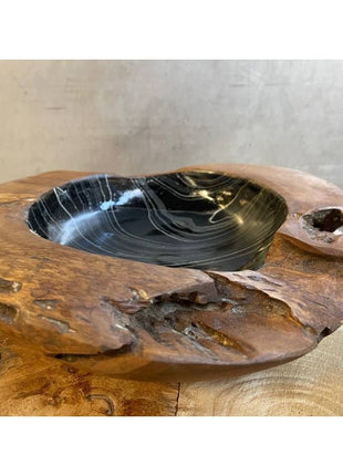 Bowl teak hout