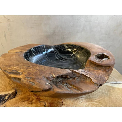 Bowl teak hout