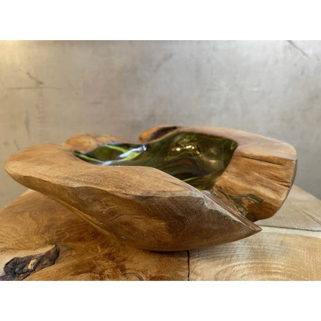 Bowl teak hout