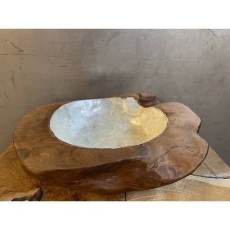 Bowl teak hout