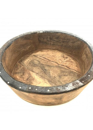 Bowl teak hout 33 cm