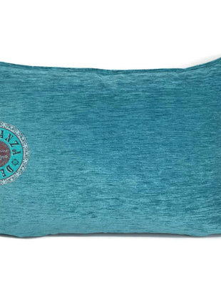Turquoise kussenhoes 50x70cm
