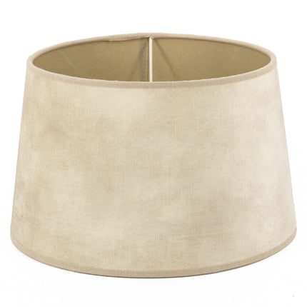Lampenkap 35cm velvet naturel