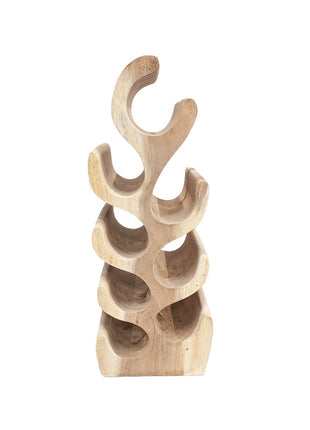 Suarhouten wijnrek naturel 70