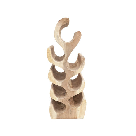 Suarhouten wijnrek naturel 70