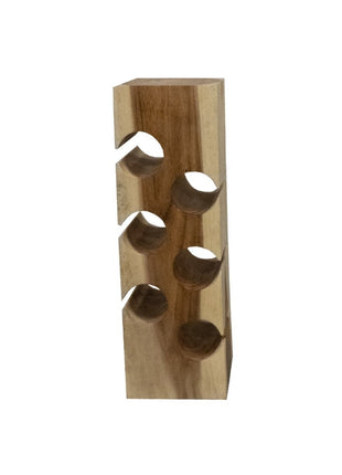 Suarhouten wijnrek vierkant S