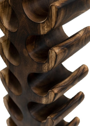 Wijnrek suarhout XL gebrand