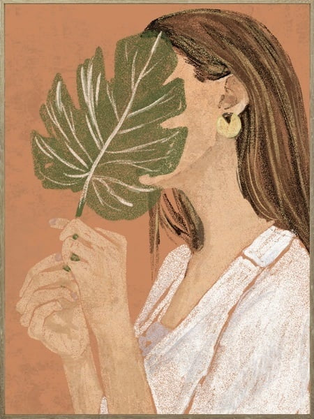 Poster in frame