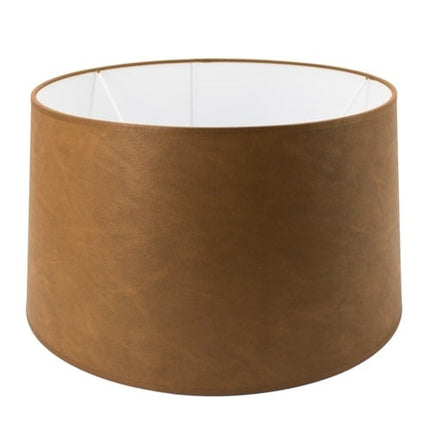 Lampenkap 35cm vintage cognac