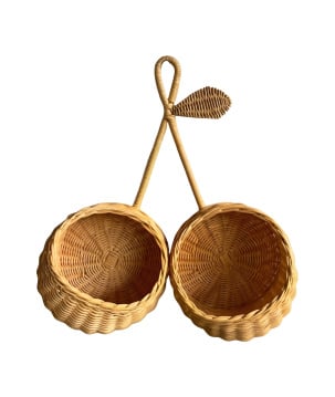 Cherry wallbasket