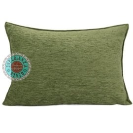 Oliv green kussenhoes 50 x 70
