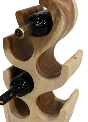 Suarhouten wijnrek XS