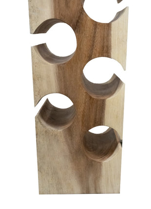 Suarhouten wijnrek vierkant S