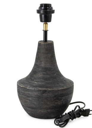 Lampenvoet hout zwart