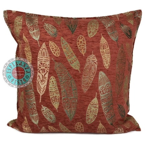 Boho feathers kussenhoes ± 70 x 70 cm