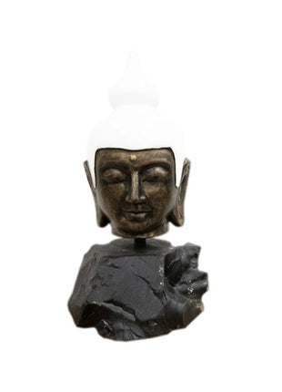 Ornament Boeddha hoofd teak M