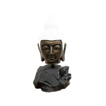 Ornament Boeddha hoofd teak M