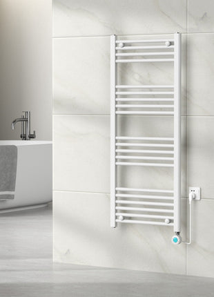 Vtw Living - Handdoekradiator Elektrisch 1200 × 500 mm - Mat Wit - 500 Watt