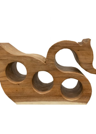 Suarhouten wijnrek Swan