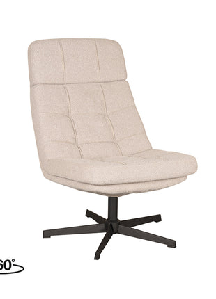 Fauteuil Alvar - Naturel - Boucle