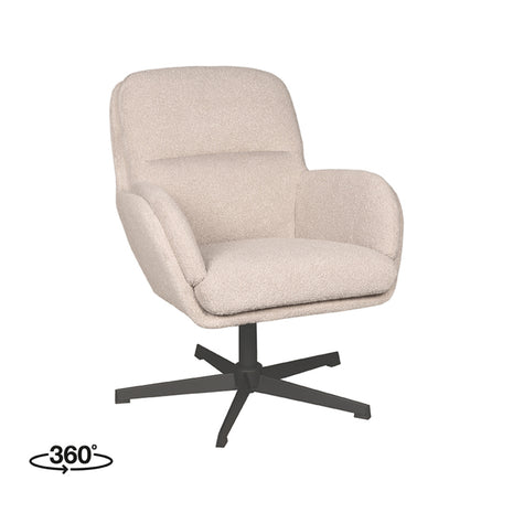 Fauteuil Moss - Naturel - Boucle