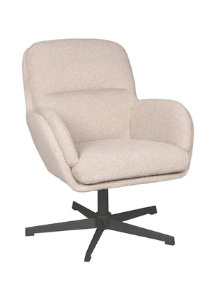 LABEL51 Fauteuil Moss - Naturel - Boucle