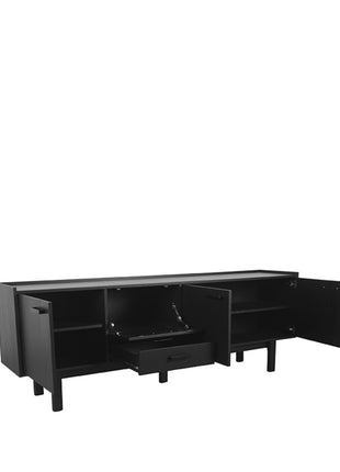 Dressoir Cali - Zwart - Eiken