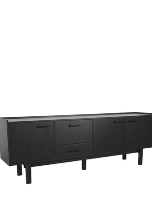 Dressoir Cali - Zwart - Eiken