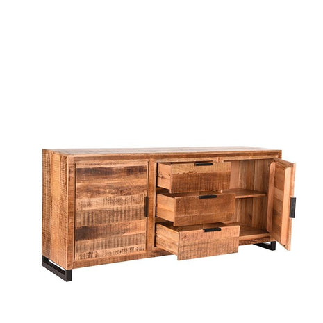 Dressoir Glasgow - Rough - Mangohout - 190 cm