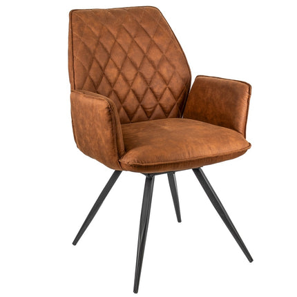Eetkamerstoel Torvi in cowboy cognac