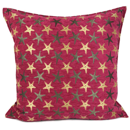 Starfish turqoise kussenhoes ± 45x45cm