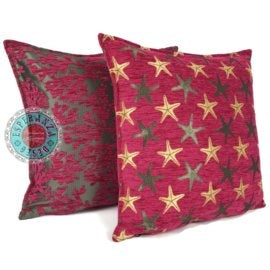 Hardroze coral kussenhoes ± 45x45cm   -