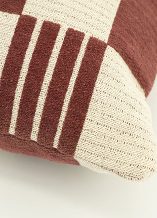 Pillow Twist 35x55 cm - burgundy