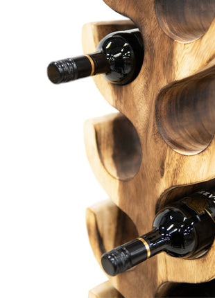 Wijnrek suarhout XXL gebrand