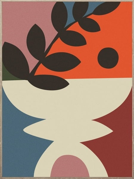 Poster in frame