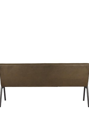 LABEL51 Eetkamerbank Matz - Army green - Microfiber - 175 cm