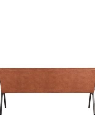 Eetkamerbank Matz - Cognac - Microfiber - 175 cm