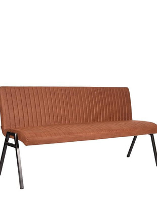 Eetkamerbank Matz - Cognac - Microfiber - 175 cm