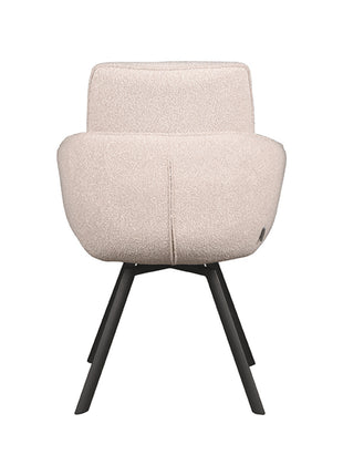 Eetkamerstoel Beauty - Naturel - Boucle