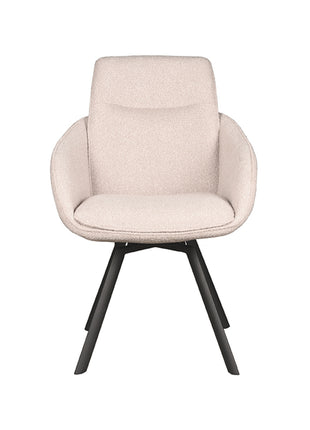 Eetkamerstoel Beauty - Naturel - Boucle