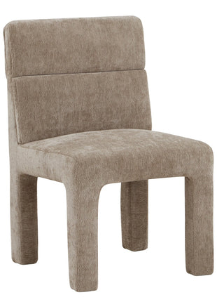 Eetkamerstoel Dae in stof taupe**