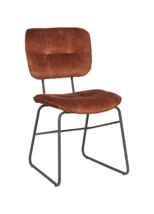 LABEL51 Eetkamerstoel Dez - Rust - Velours