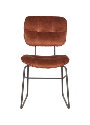 LABEL51 Eetkamerstoel Dez - Rust - Velours