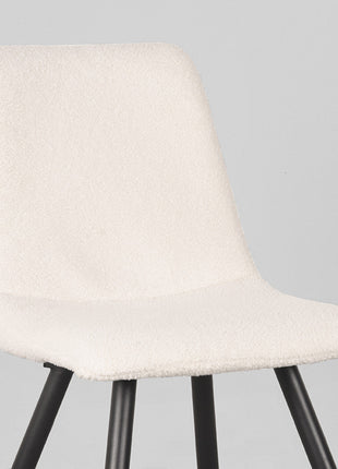 Eetkamerstoel Jep - Ivory - Teddy