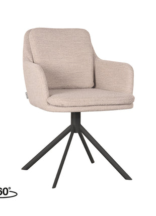 LABEL51 Eetkamerstoel Joy - Naturel - Boucle